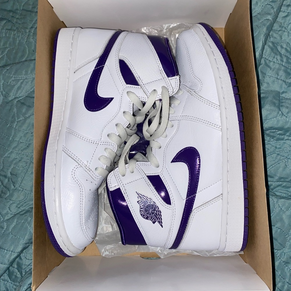 Court Purple Jordan 1s